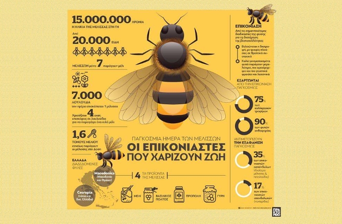 Μέλισσες… οι επικονιαστές που χαρίζουν ζωή!