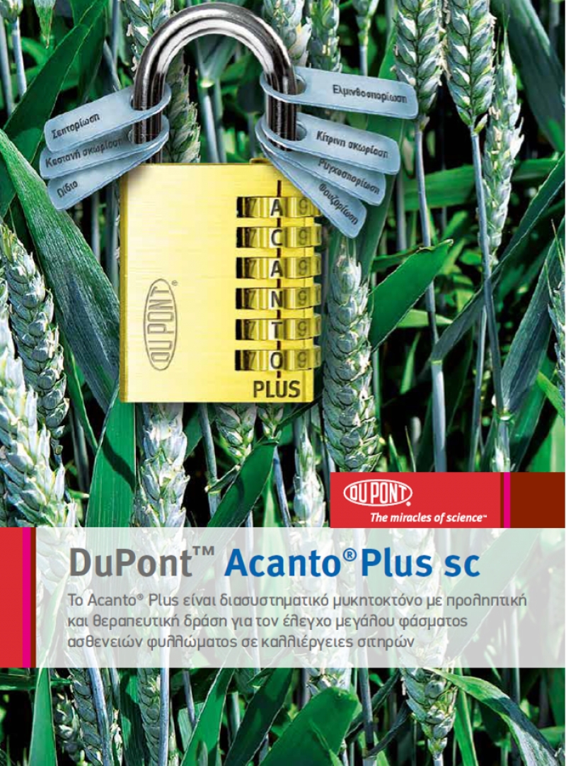 Acanto Plus SC: Για αποτελεσματικό έλεγχο ασθενειών φυλλώματος στα σιτηρά