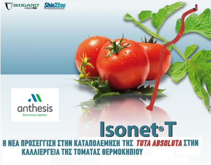 Νέα έρευνα θέλει το Isonet-T αποτελεσματικό όσο τα χημικά φυτοπροστατευτικά