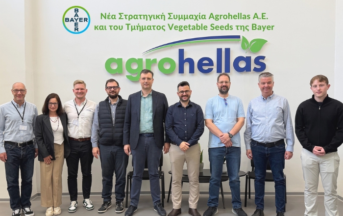 &Nu;έ&alpha; &Sigma;&tau;&rho;&alpha;&tau;&eta;&gamma;&iota;&kappa;ή &Sigma;&upsilon;&mu;&mu;&alpha;&chi;ί&alpha; Agrohellas &Alpha;.&Epsilon;. &kappa;&alpha;&iota; &tau;&omicron;&upsilon; &Tau;&mu;ή&mu;&alpha;&tau;&omicron;&sigmaf; Vegetable Seeds &tau;&eta;&sigmaf; Bayer &gamma;&iota;&alpha; &tau;&eta;&nu; &epsilon;&nu;ί&sigma;&chi;&upsilon;&sigma;&eta; &tau;&eta;&sigmaf; &Epsilon;&lambda;&lambda;&eta;&nu;&iota;&kappa;ή&sigmaf; &Gamma;&epsilon;&omega;&rho;&gamma;ί&alpha;&sigmaf;