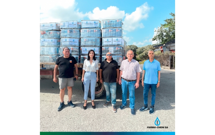 Η FARMA-CHEM SA, στέκεται δίπλα στους πλημμυροπαθείς της περιφέρειας Θεσσαλίας