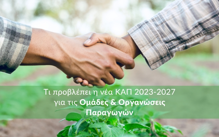 Τι προβλέπει η νέα ΚΑΠ 2023-2027 για τις Ομάδες &amp; Οργανώσεις Παραγωγών